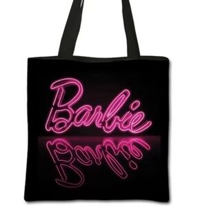 Barbie Neon Pink and Black Tote